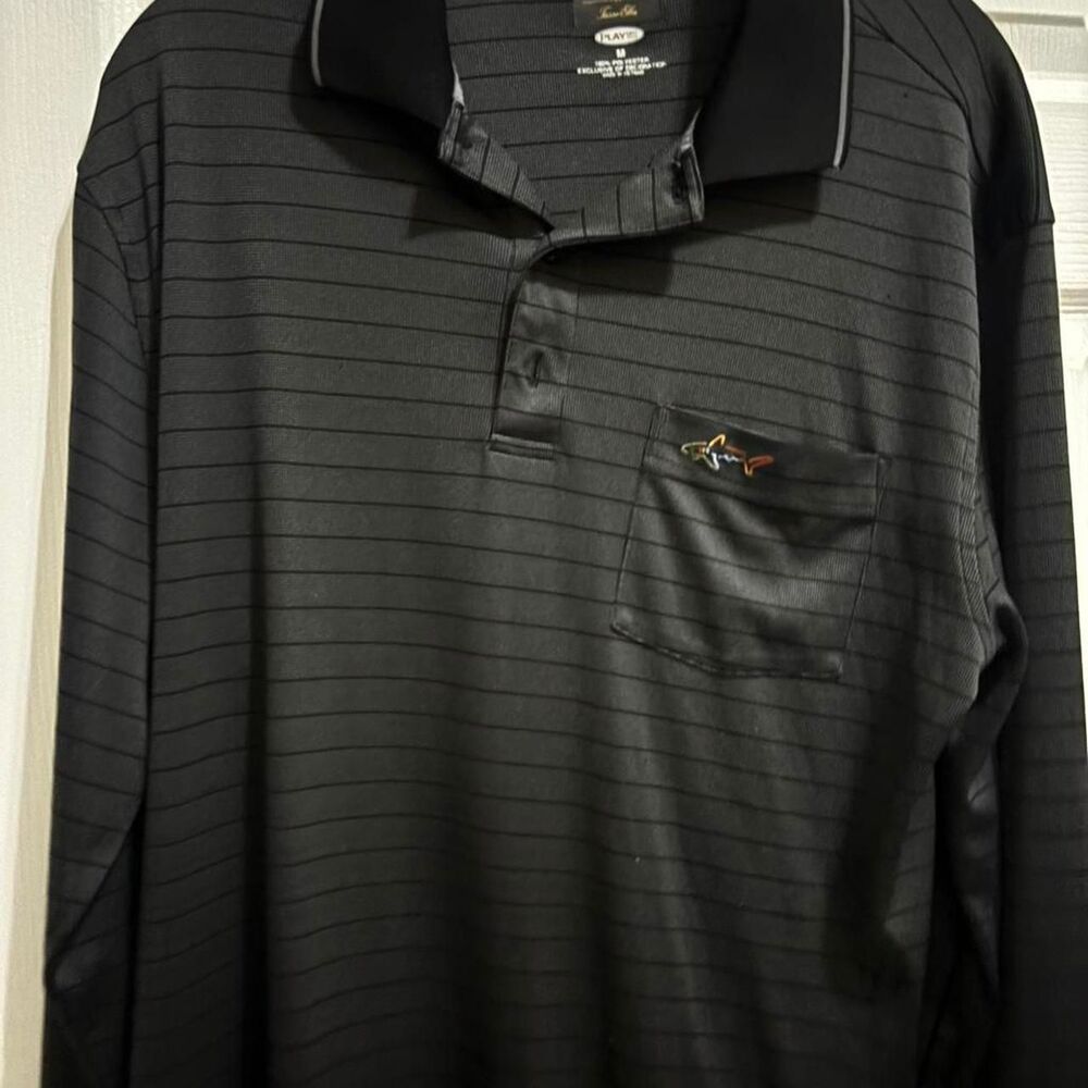 Greg-norman-collection Men's Black Polo-shirts